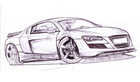 WORLD FUTURE DREAM CAR: Car drawing