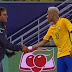 Neymar saludo al técnico que lo desprecio y se sacó la espina pendiente con Hoyos