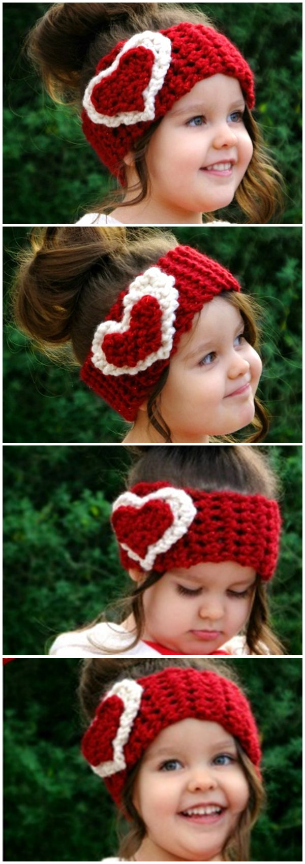 2 Free Heart Head Warmer Patterns