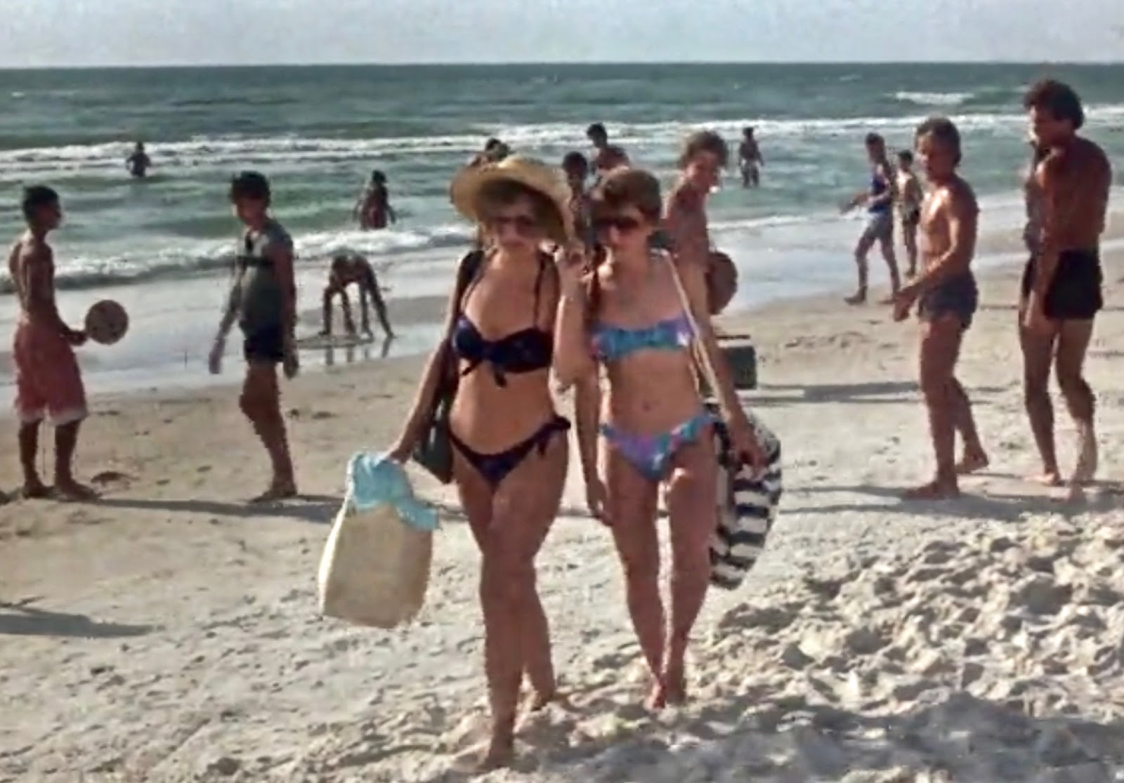 Karen Austin and Kerri Green on the beach in SUMMER RENTAL.