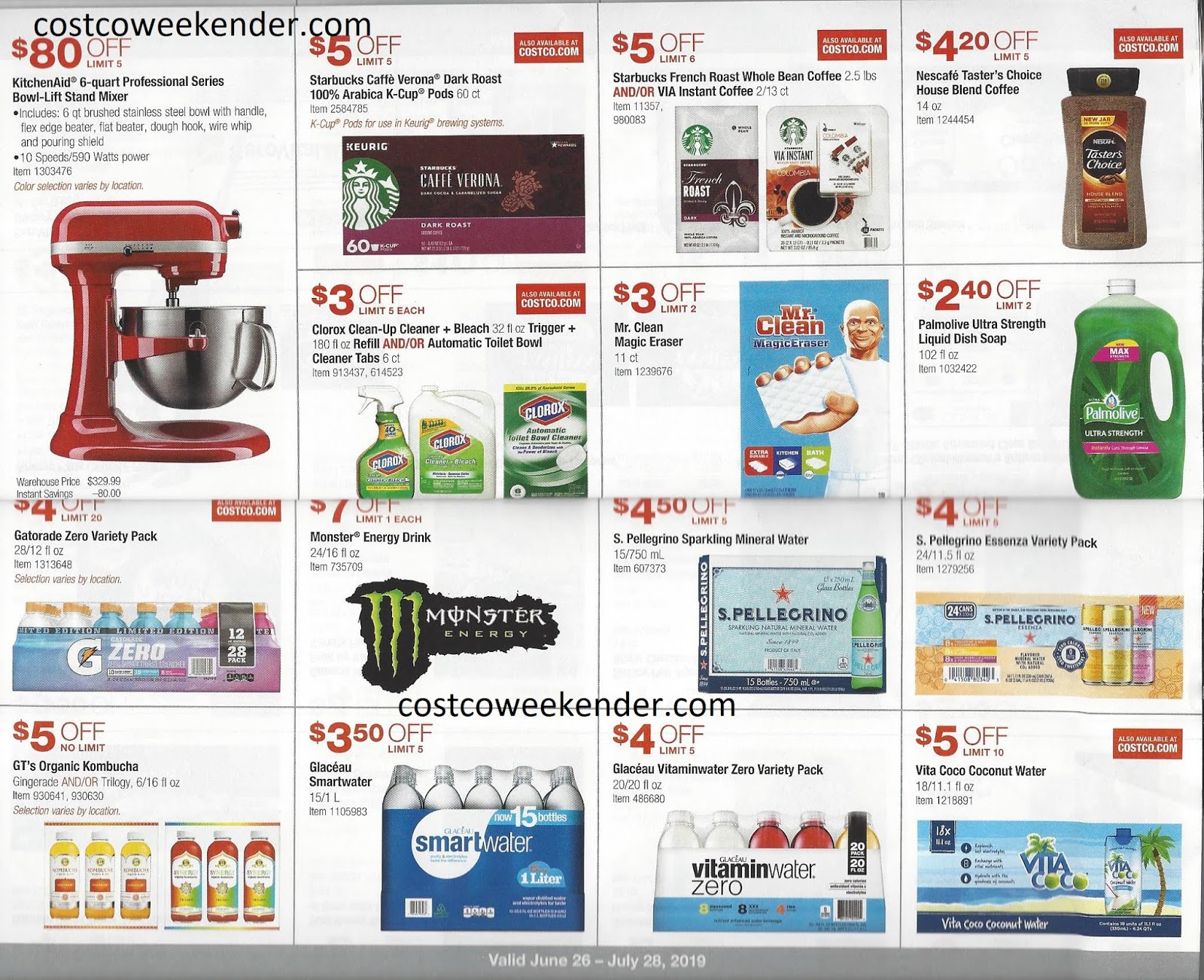 Costco June 2019 Coupon Book Costco Weekender