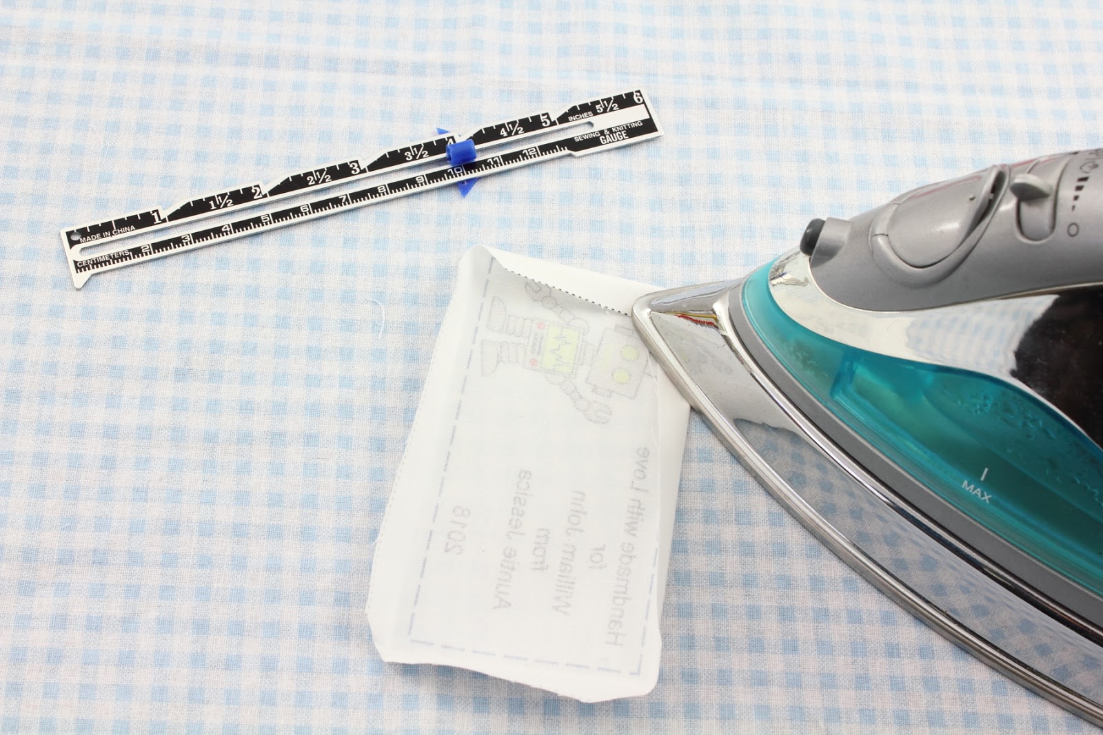 big B Baby Boy Quilt Labels