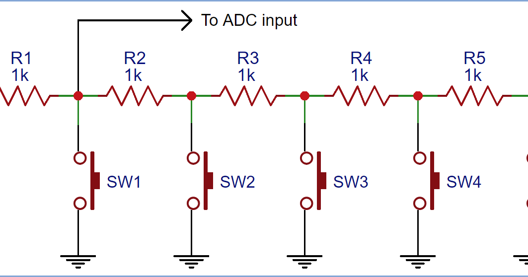 Ignorant of Things The perfect multibutton input resistor ladder