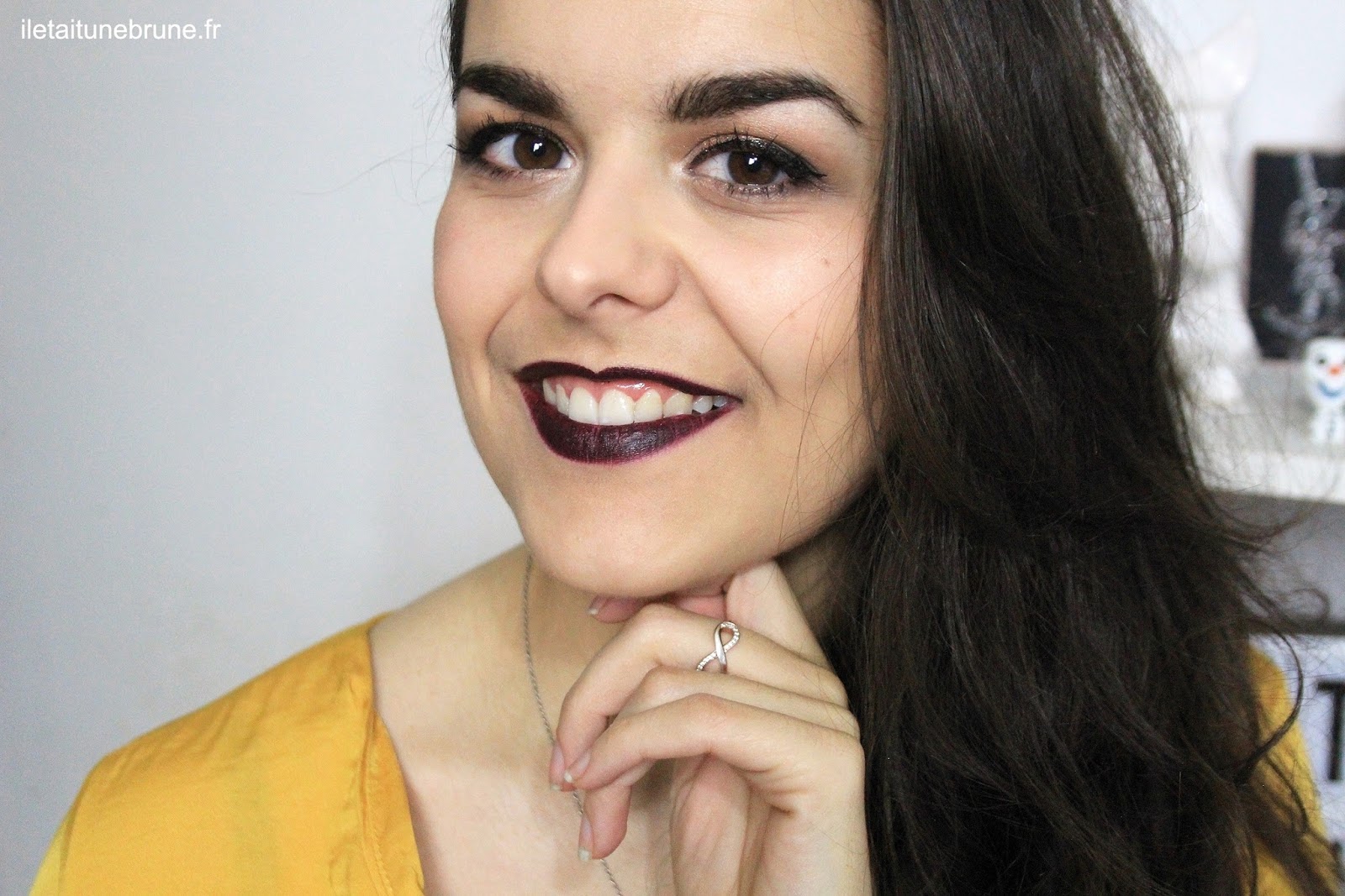 maquillage bronze et gris