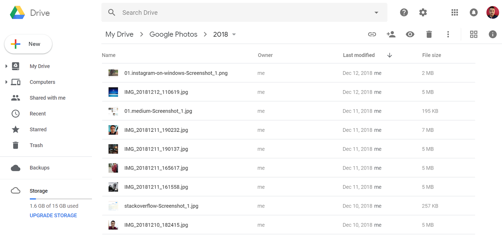 Google Drive File Manager System