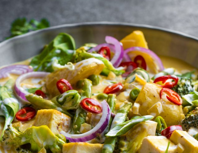 Vegan Red Thai Coconut Curry