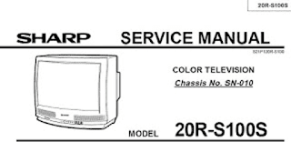 Skema TV SHARP 20R-S100S Chassis SN-010