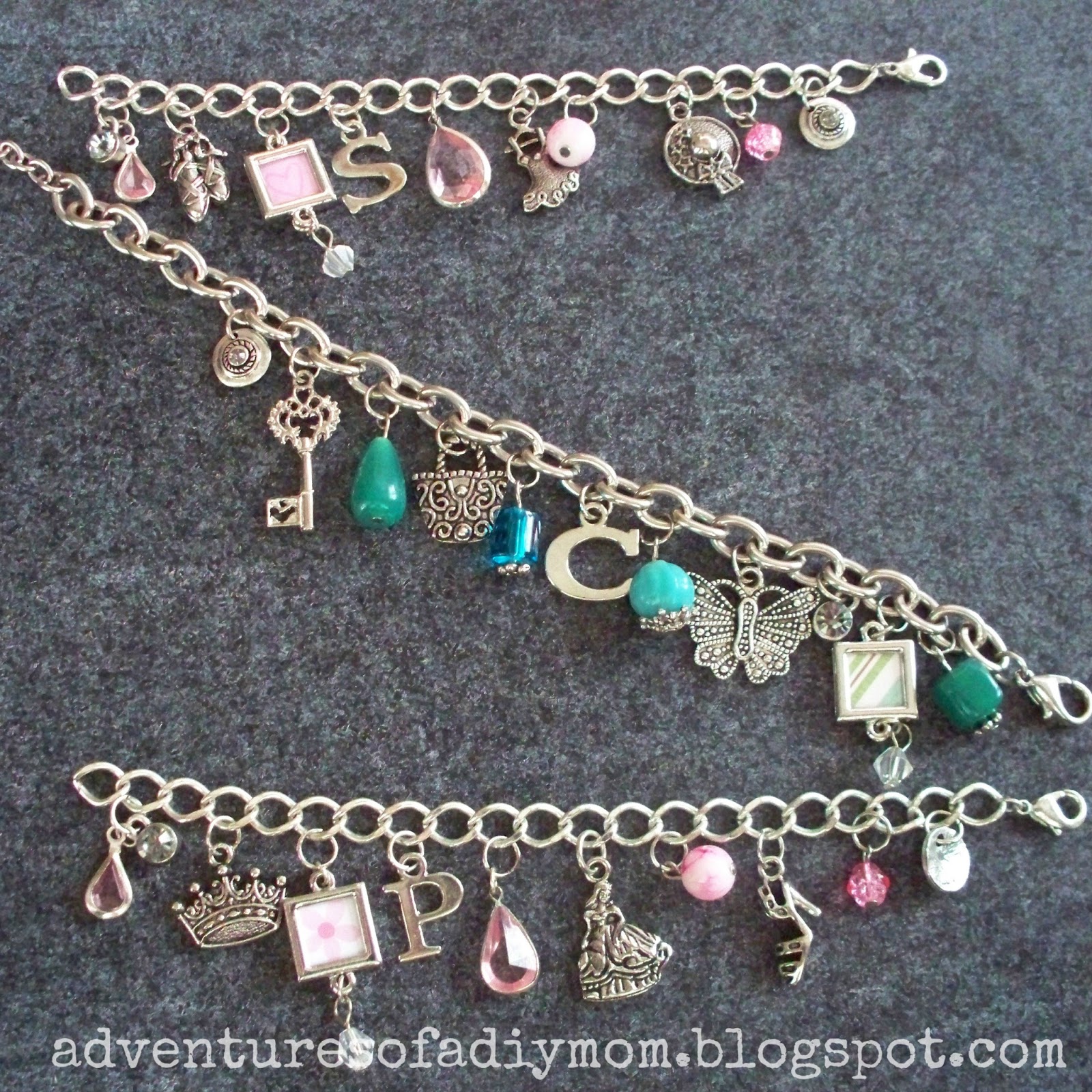 How to Make Charm Bracelets - Adventures of a DIY Mom