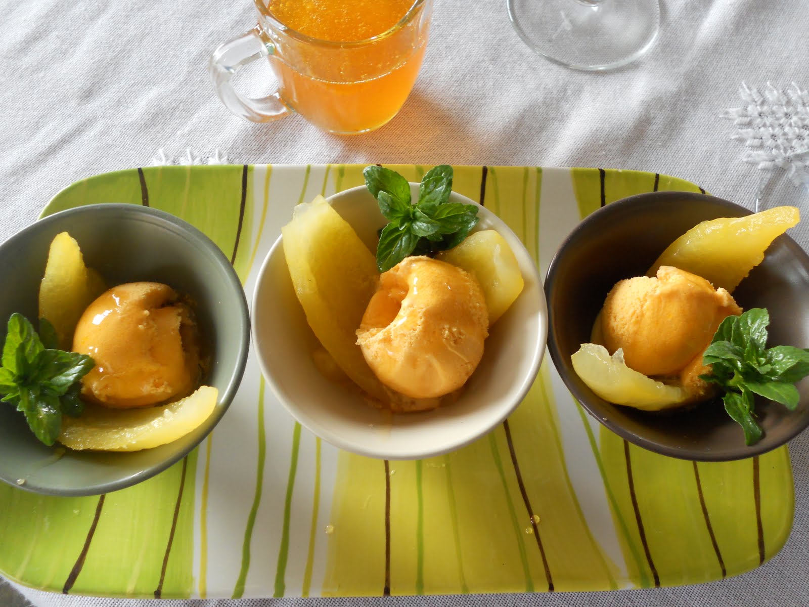 Rescatando Recetas Postre Tito papaya chilena, lúcuma y maracujá