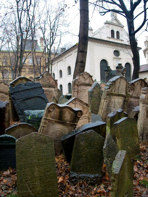 El Cementerio Judio y la Sinagoga en Praga