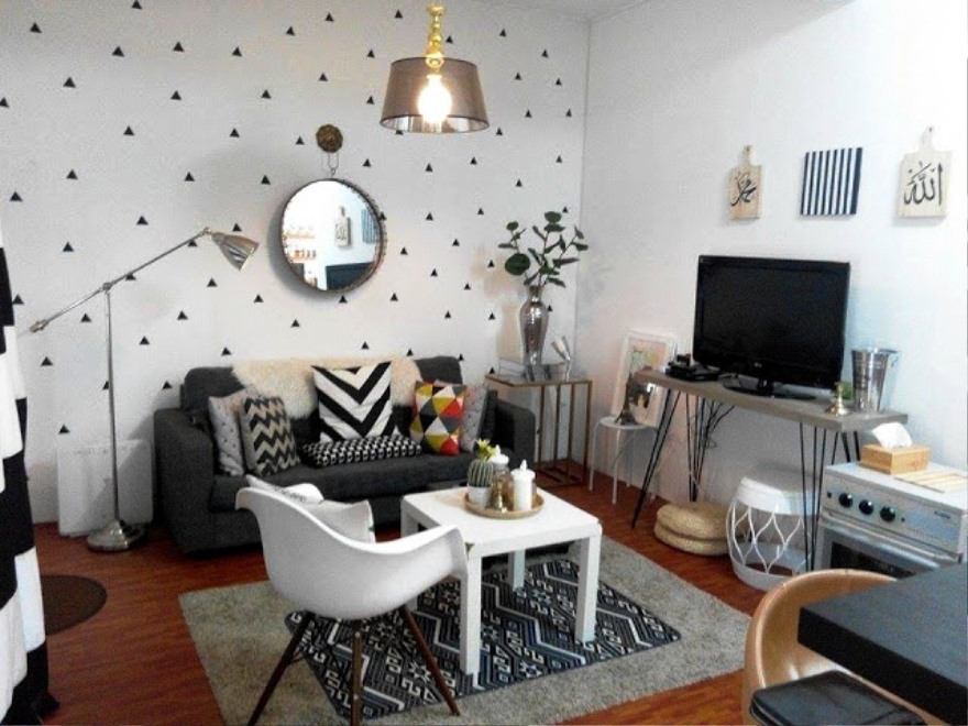 Contoh Motif Wallpaper Dinding Hitam Putih Untuk Ruang Tamu Motif Wallpaper Dinding Hitam Putih Untuk Ruang Tamu