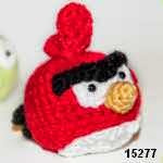 pajaro rojo angry bird amigurumi | red bird angry bird amigurumi