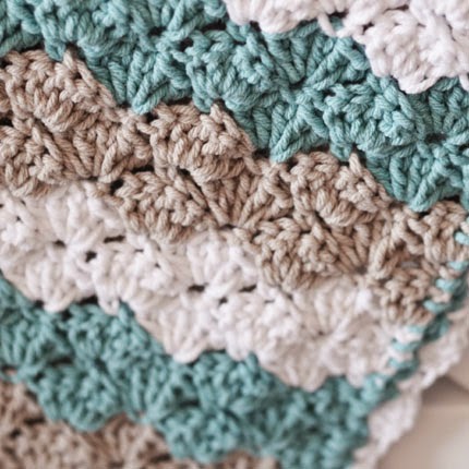 Shell Stitch Baby Blanket - Free Pattern