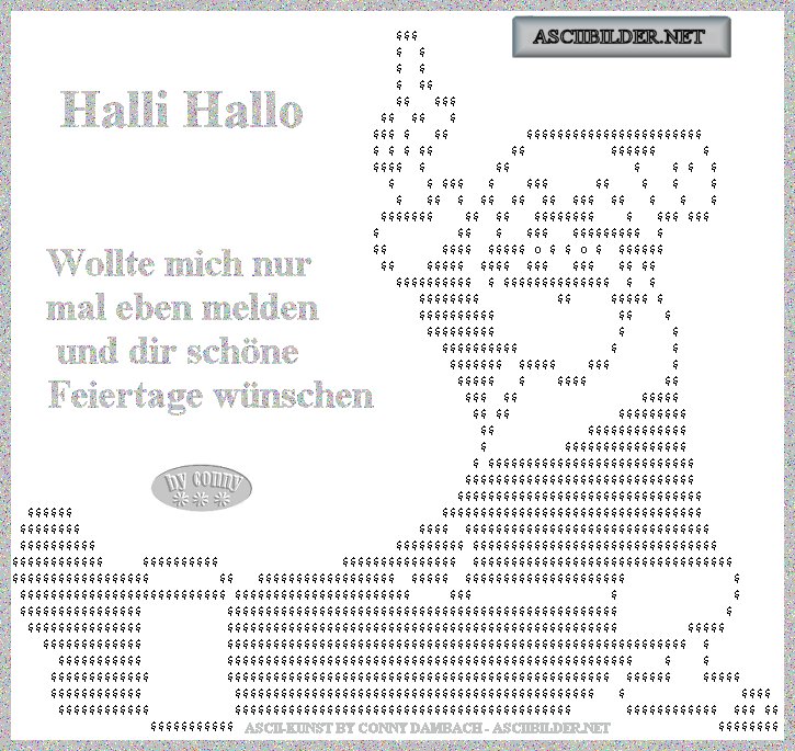 ASCIIBILDER, ASCII KUNST, ASCII ART, Community Bilder,: 2011