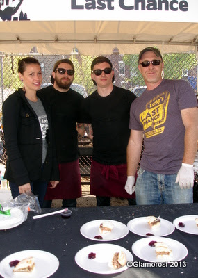 People's Choice Winners Lucky's Last Chance with their PB & Bacon Burgers, Philly Burger Brawl - Photo by Glamorosi