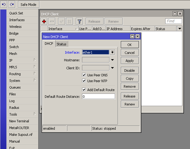 Овер конфигурирование. Настройка микротик dhcp client. Микротик в лан нет интернета. Статический адрес микротик. Микротик интерфейс.
