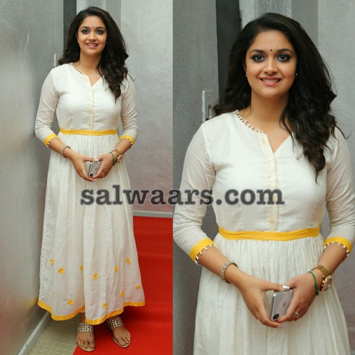 keerthi suresh dress models