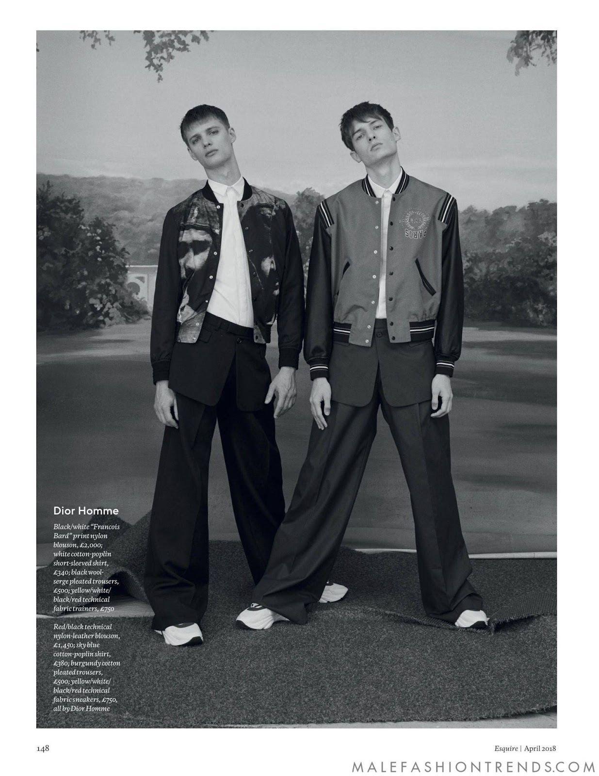 Nick Rupp y Mikhail Shmatov para Esquire UK por Jesse Laitinen