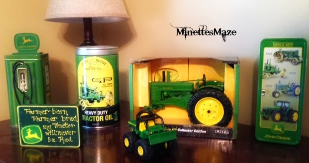 Boys John Deere Room Decor, perfect for your little farmer! She shows you how to paint a John Deere little boy bed! SO CUTE! Post found on https://ThisSillyGirlsLife.com
