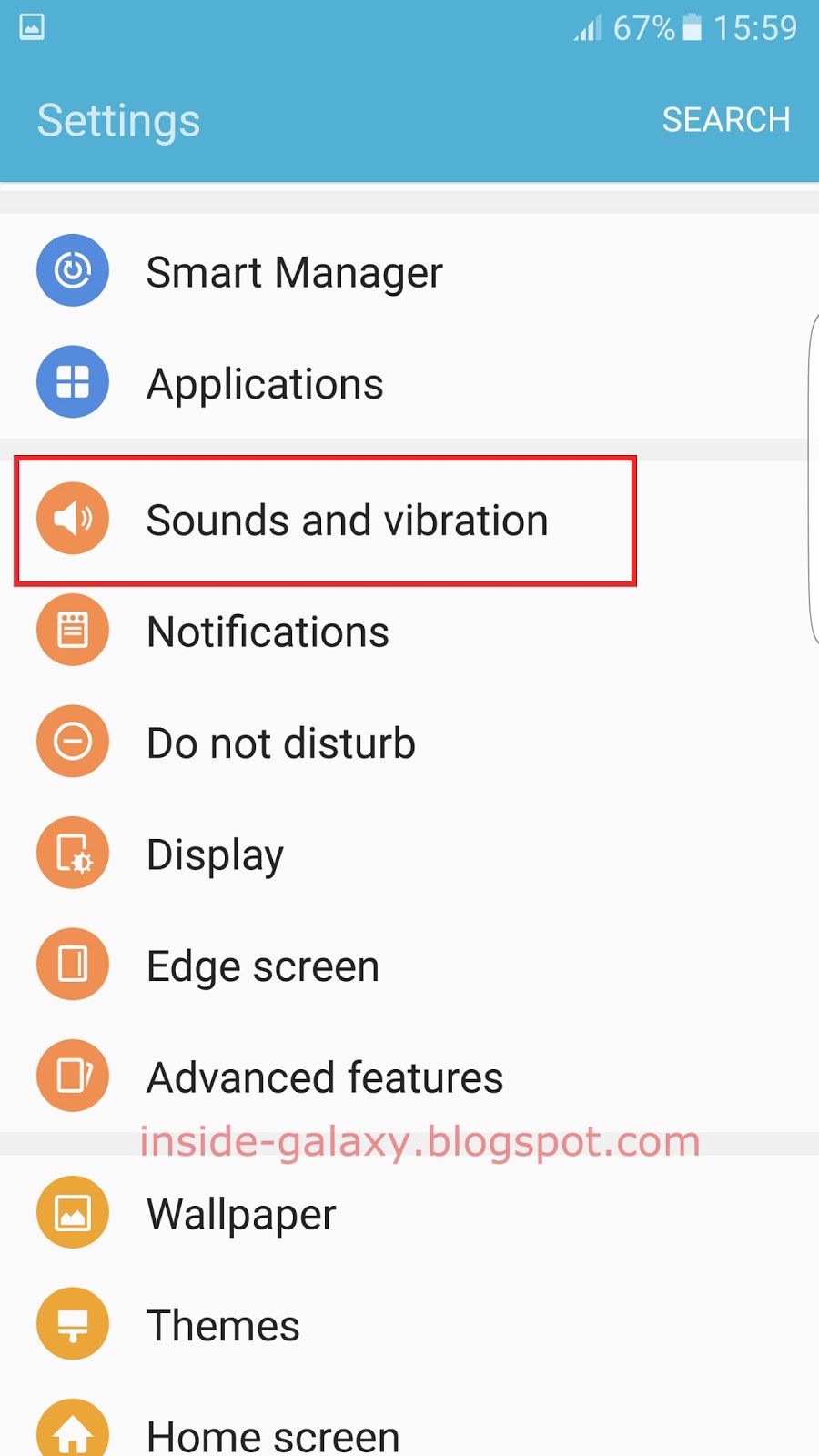 Inside Galaxy Samsung Galaxy S7 Edge How to Enable or Disable