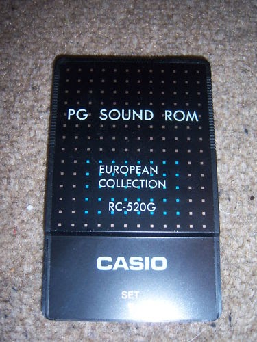 ギター CASIO PG SOUND ROM RC-510G CASIO PG SOUND ROM RC-510G