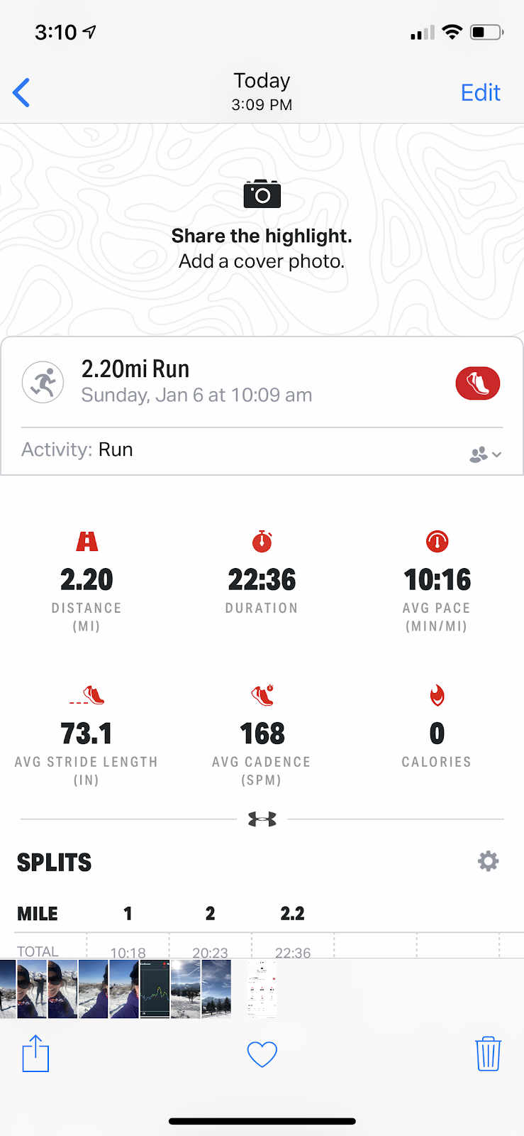 under armour app for running