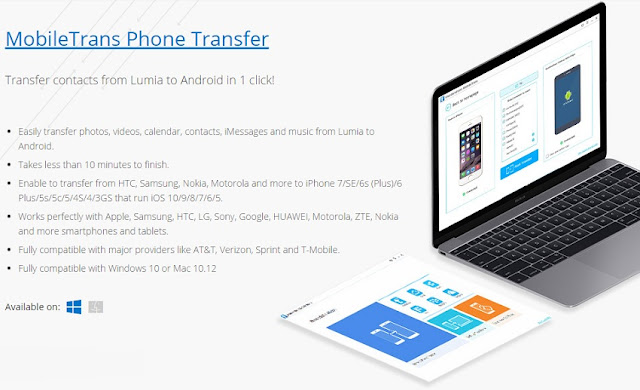 Wondershare MobileTrans Phone Transfer