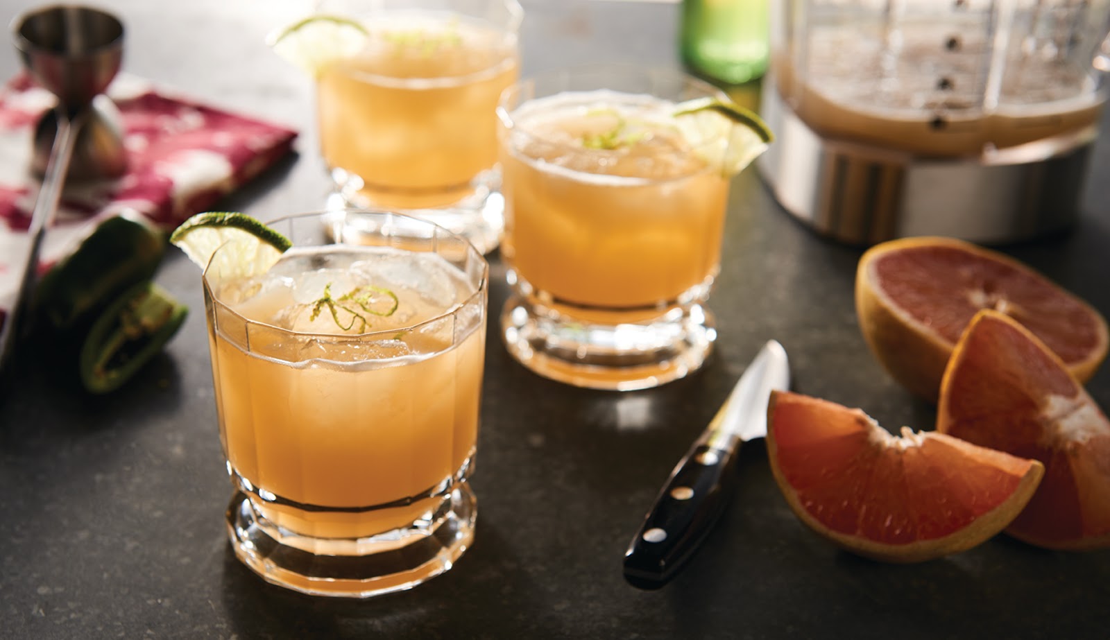 Margarita picante con tequila añejo 🍹