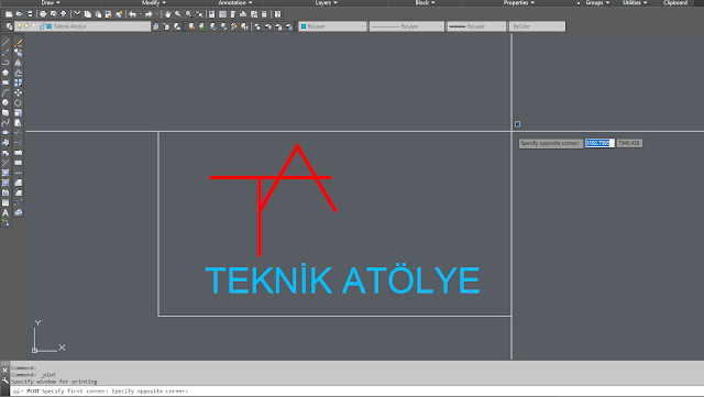 autocad yazdırma seçenekleri