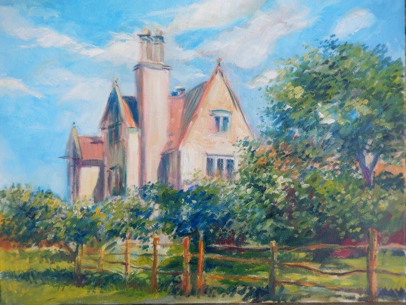 My French Easel Kelmscott Manor Oil painting