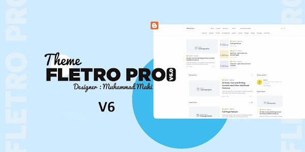 Fletro Pro V6.0 Responsive Blogger Template