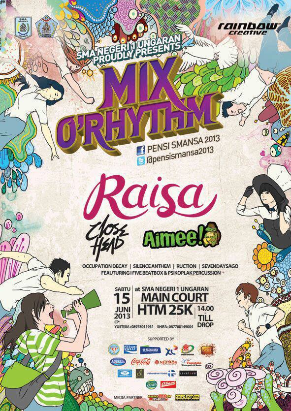 POSTER FIX MIX 0�RHYTEM OSIS SMAN 1 UNGARAN