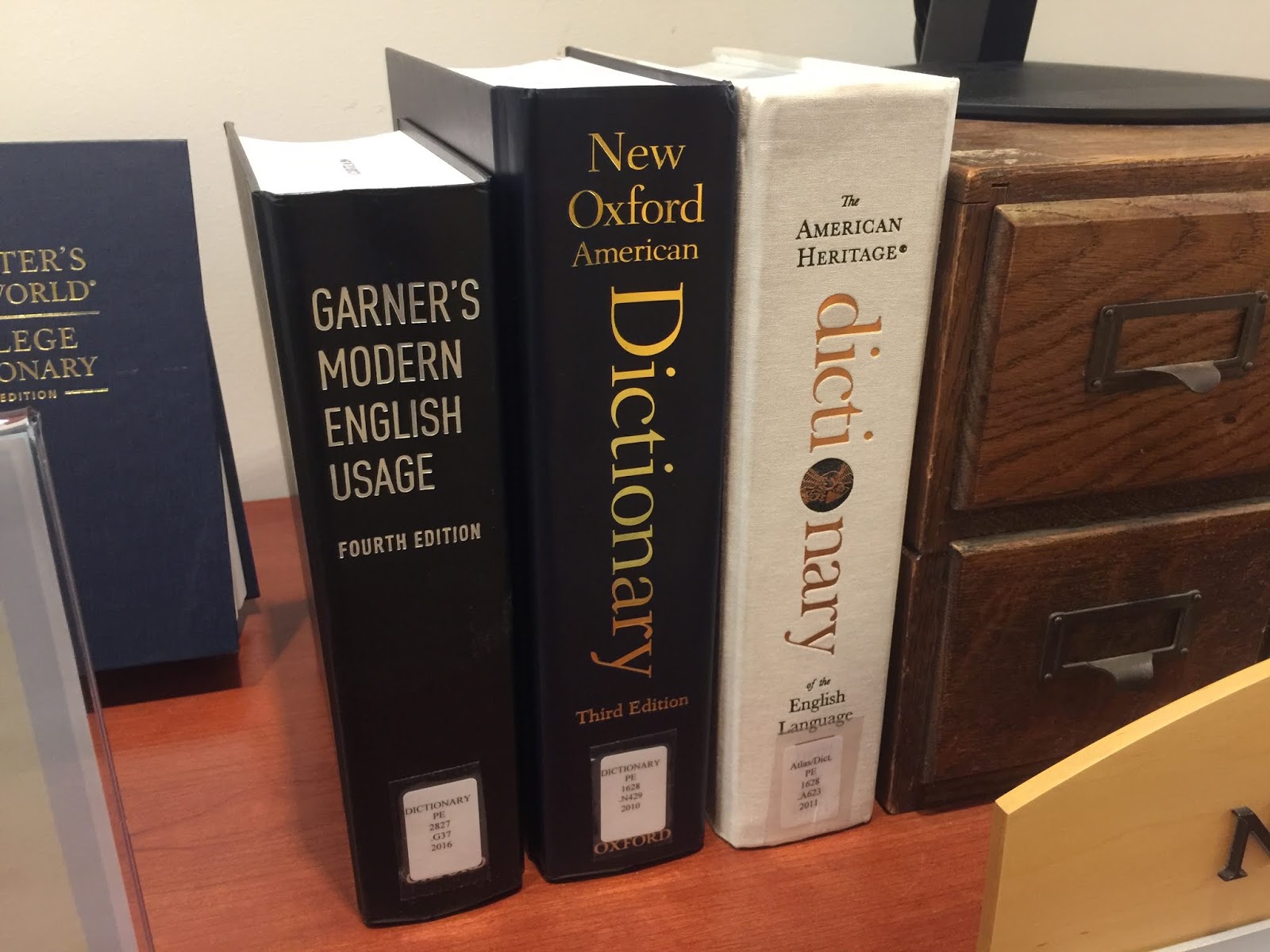 Library Highlights Modern Dictionaries