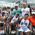 Cadeirantes fazem corrida anual do Hospital Sarah até a Igreja do Senhor do Bonfim