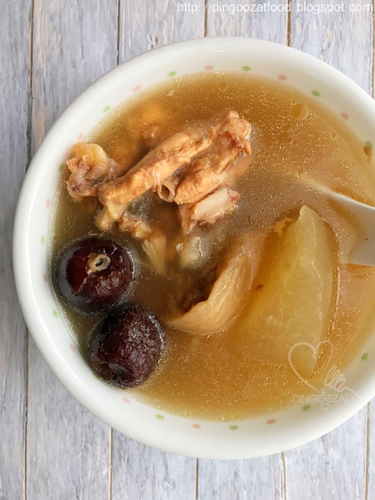 Miki's Food Archives Winter Melon Dried Scallops Chicken Soup Helps