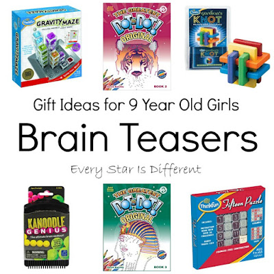 Gift Ideas for 9 Year Old Grils-Brain Teasers