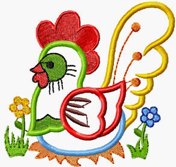 download Chicken applique machine embroidery download free designs