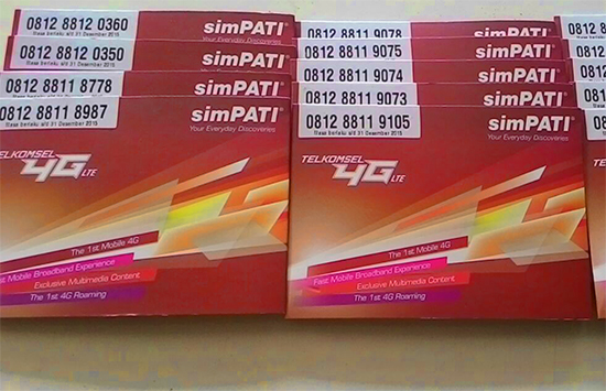 Kartu perdana Telkomsel sudah 4G
