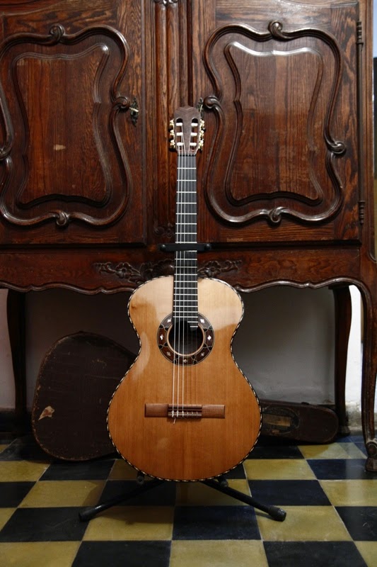 High quality concert guitar 2014 front