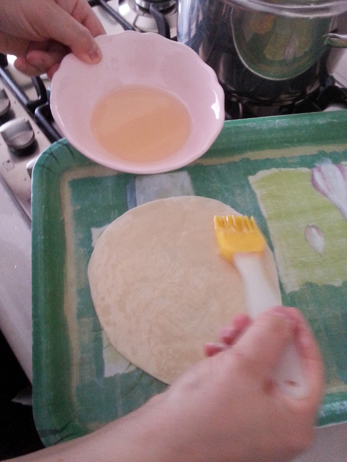Patatesli açma börek