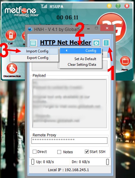 نت مجاني وي we - ببرنامج HTTP Net Header بكونفجات متجددة