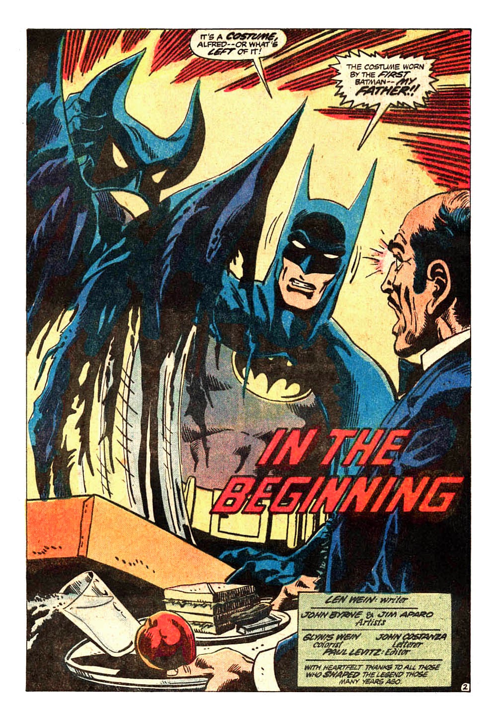 Gone & BATMAN LEADS AN INTERESTING LIFE THE UNTOLD LEGEND