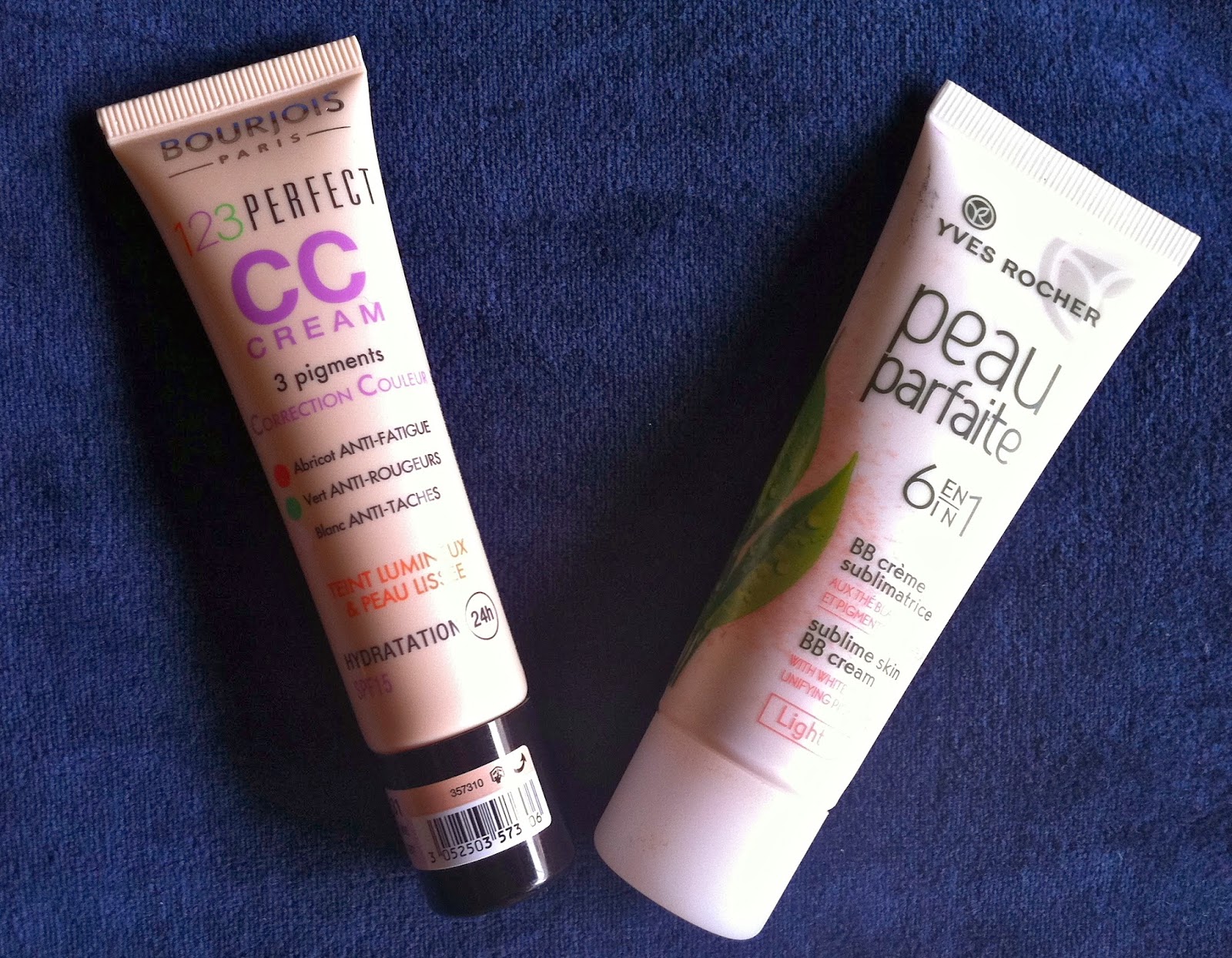 maraglamz: Revue comparative: BB Crème Yves Rocher VS CC Cream Bourjois