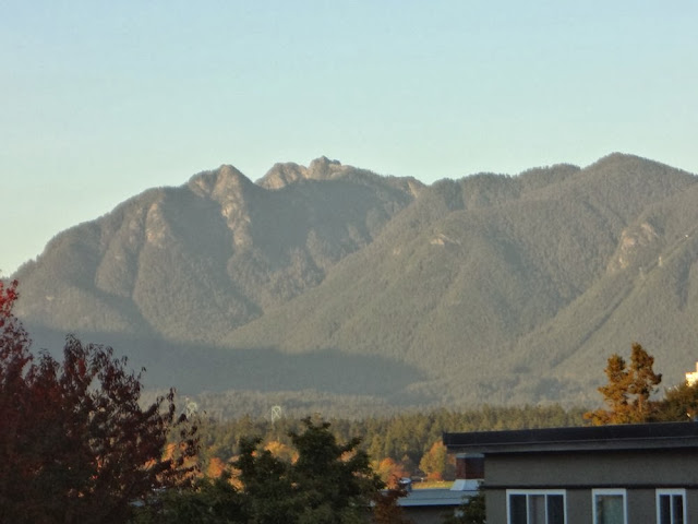 Mountains north of Vancouver