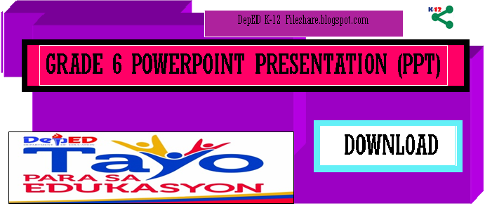 powerpoint presentation grade 6 first quarter