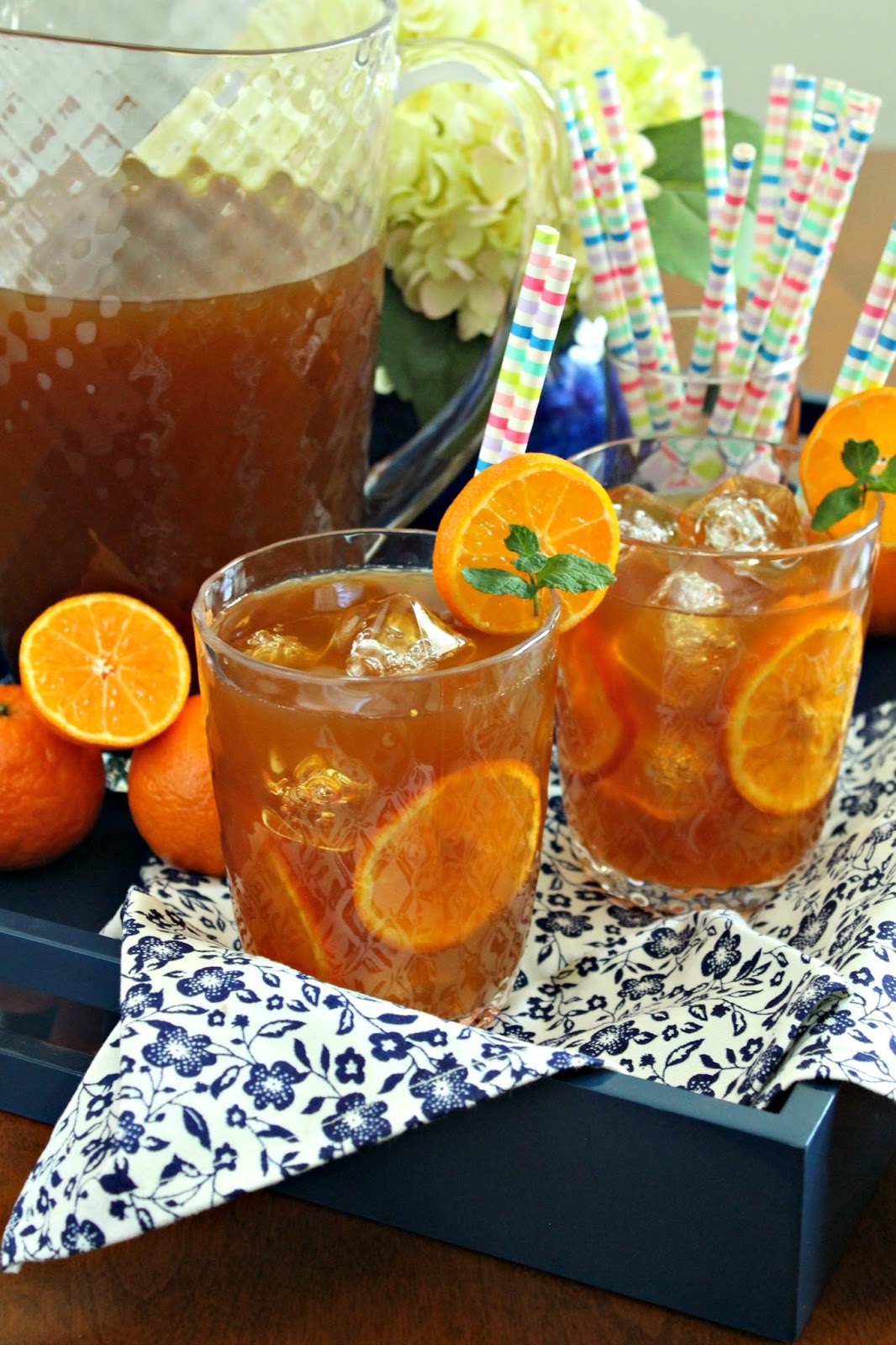 Peach and Raspberry Sun Tea Recipe - Kudos Kitchen by Renee