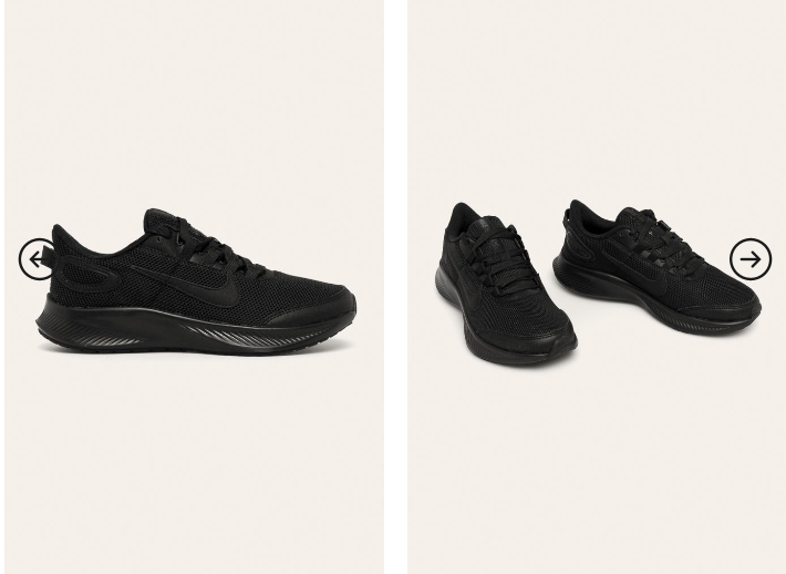 Adidasi dama Nike Runallday 2 negri originali foarte ieftini