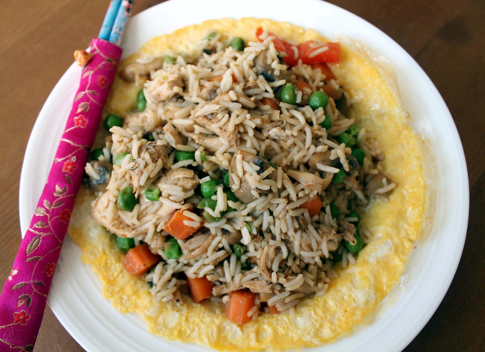 Serena's Medium Rare Super Quick Roast Chicken Fried Rice