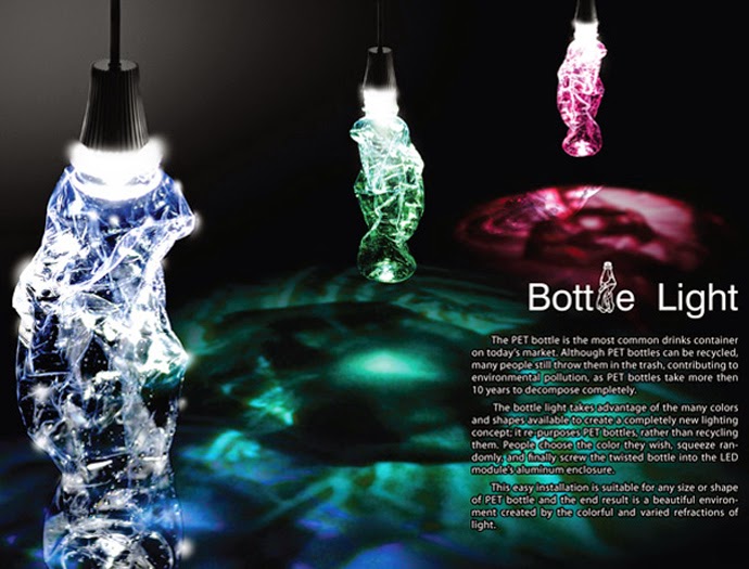 Cara Membuat Kerajinan  Tangan Lampu  Hias  Unik Dari Botol Bekas
