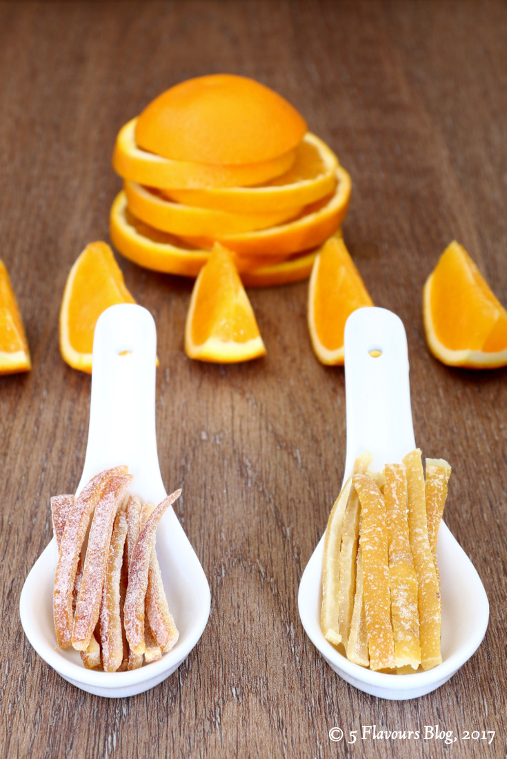 Candied Orange & Lemon Peel in Syrup